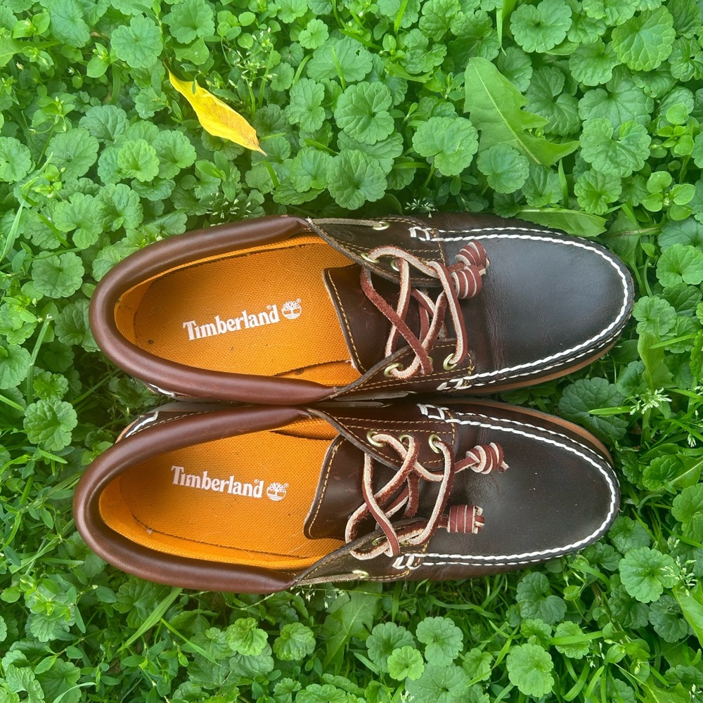 Timberland Men's Dark Brown Boat Shoes